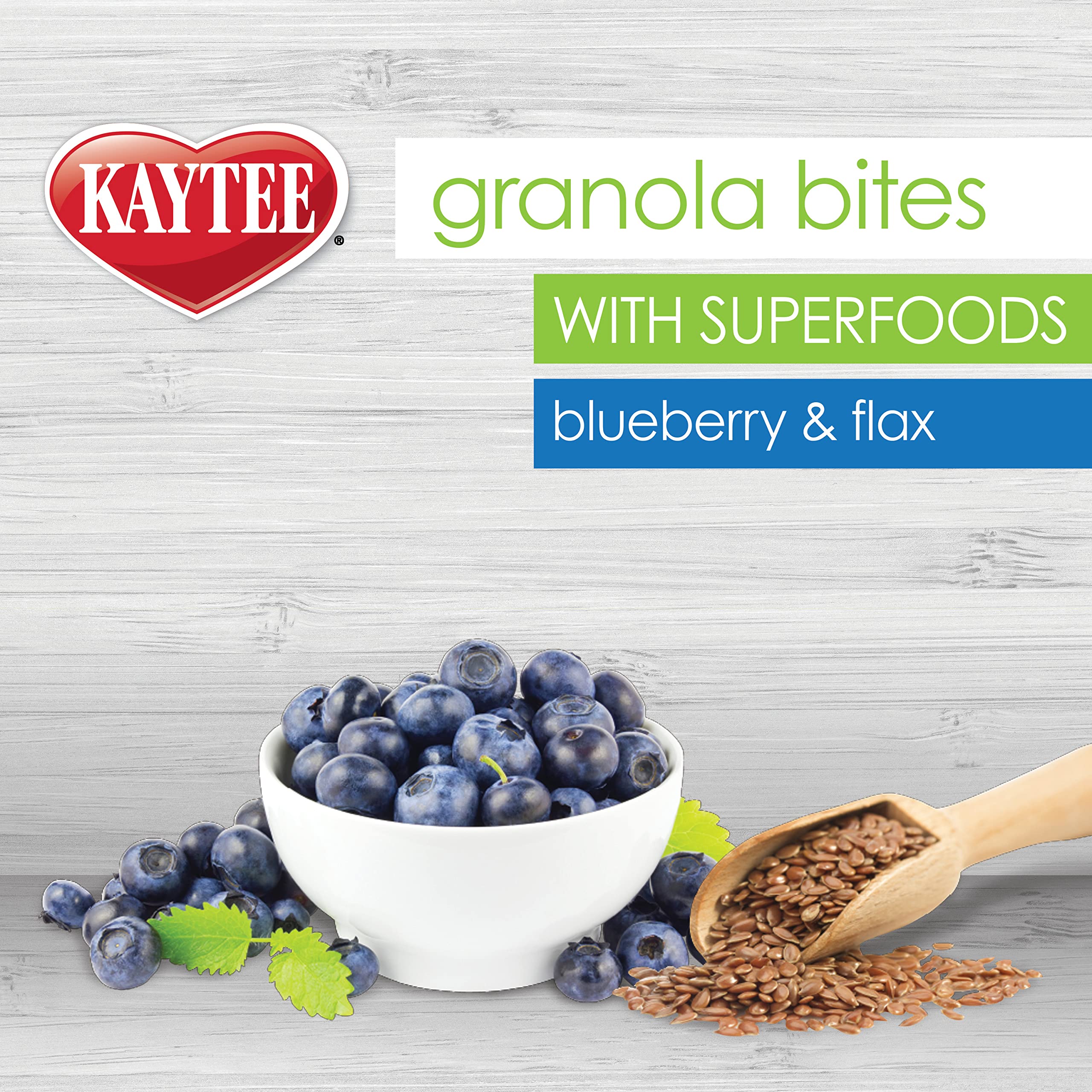 Kaytee Granola Bites, forrajeo-saludable: fomenta actividad de forrajeo.