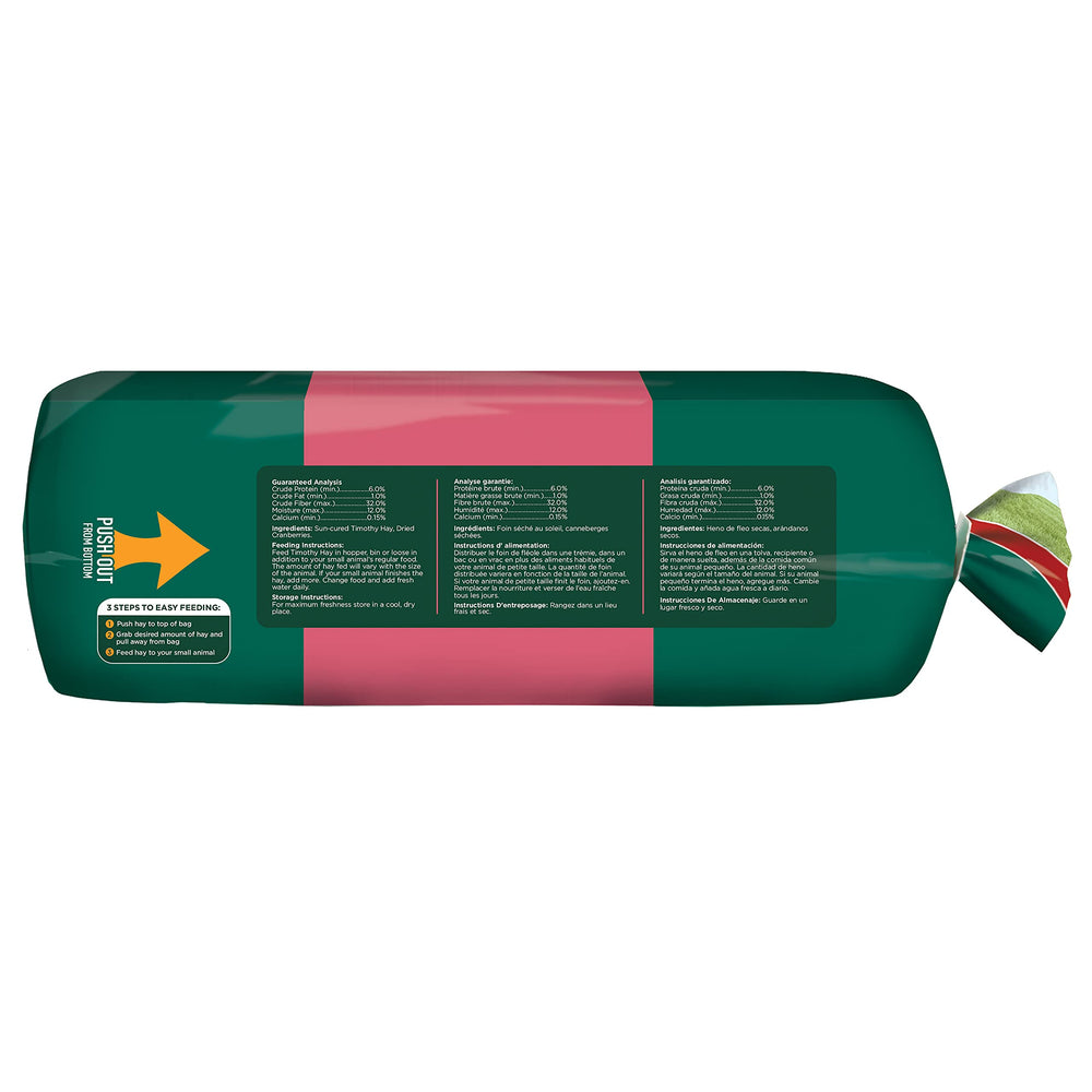 Kaytee heno Timothy arándanos, ideal para consumo diario de conejos