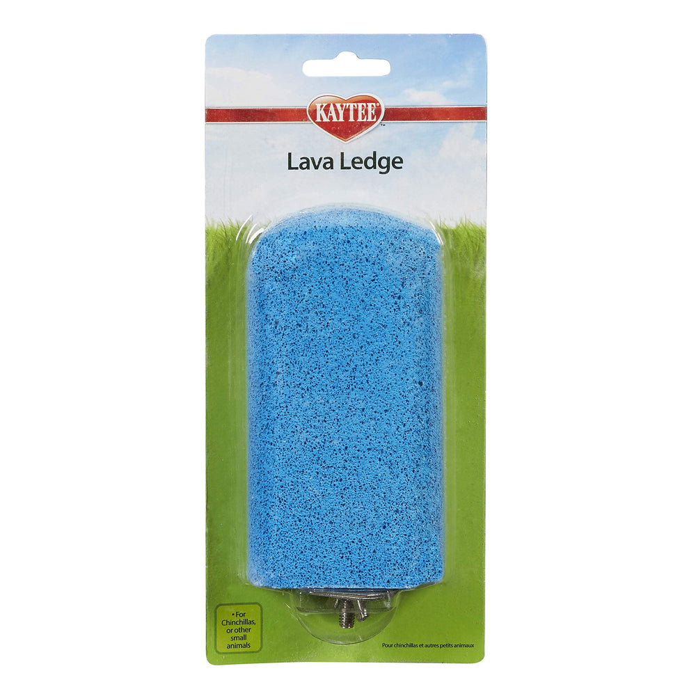 Kaytee Lava Ledge, piedra pómez para jaula, fomenta juego seguro para chinchillas.