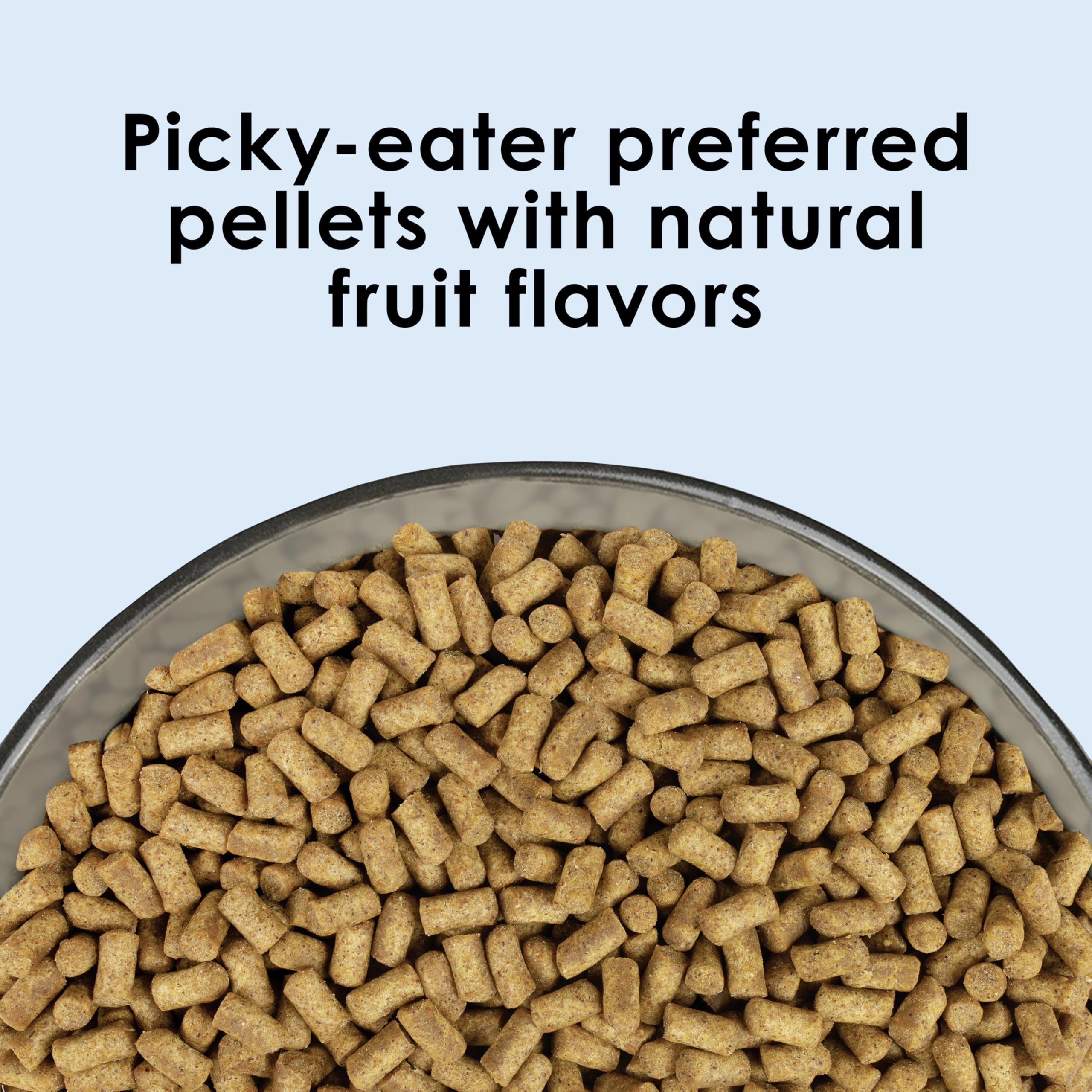 Kaytee Nutri Soft granulos-fruta para cacatúas, sabor natural y nutrientes para plumaje.