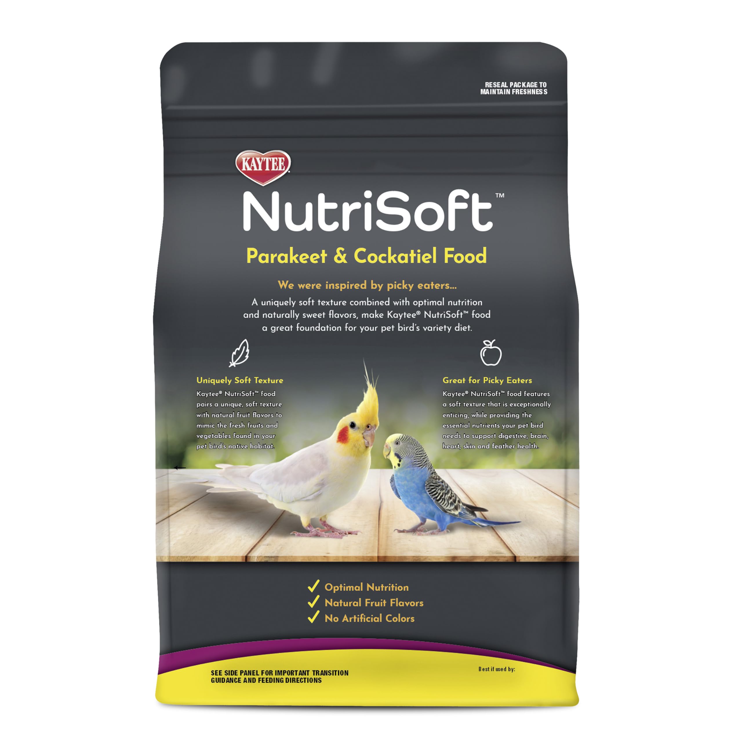 Kaytee NutriSoft salud digestiva, ayuda a la digestión diaria de tu ave.