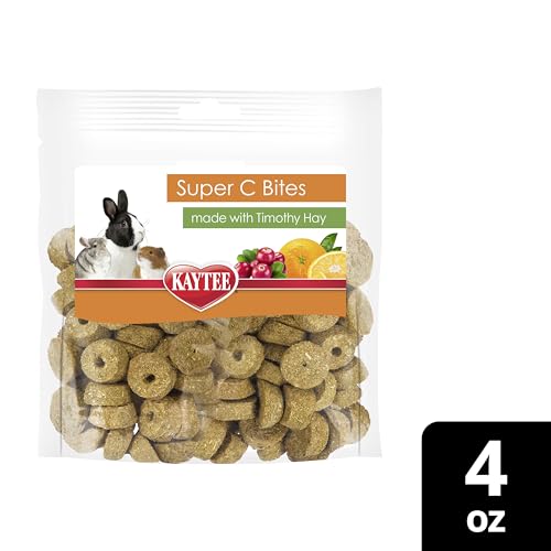 Kaytee Super C Bites snack de 4 oz para diversión diaria y cuidado