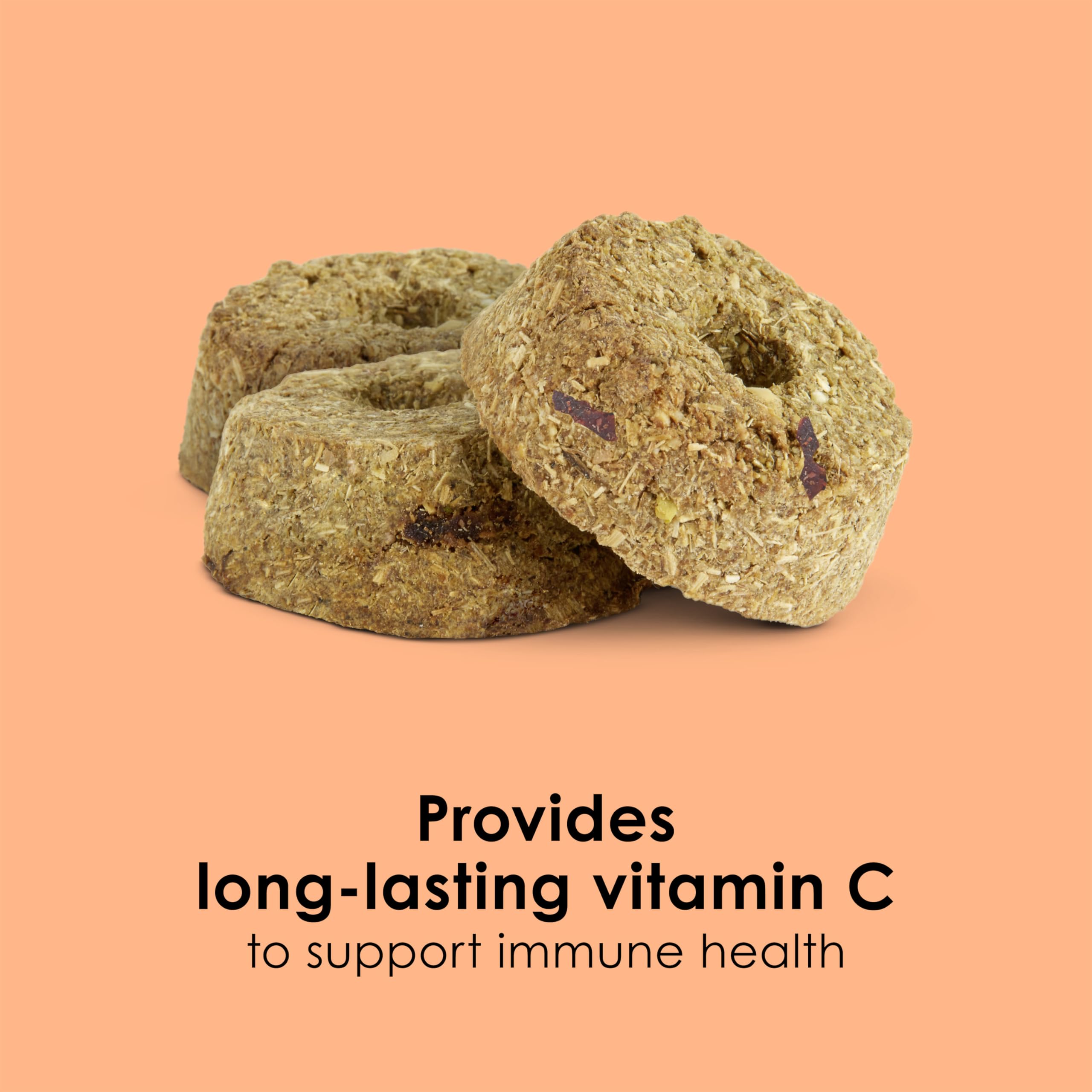 Kaytee Super C Bites detalle de vitamina C para inmunidad en mascotas pequeñas