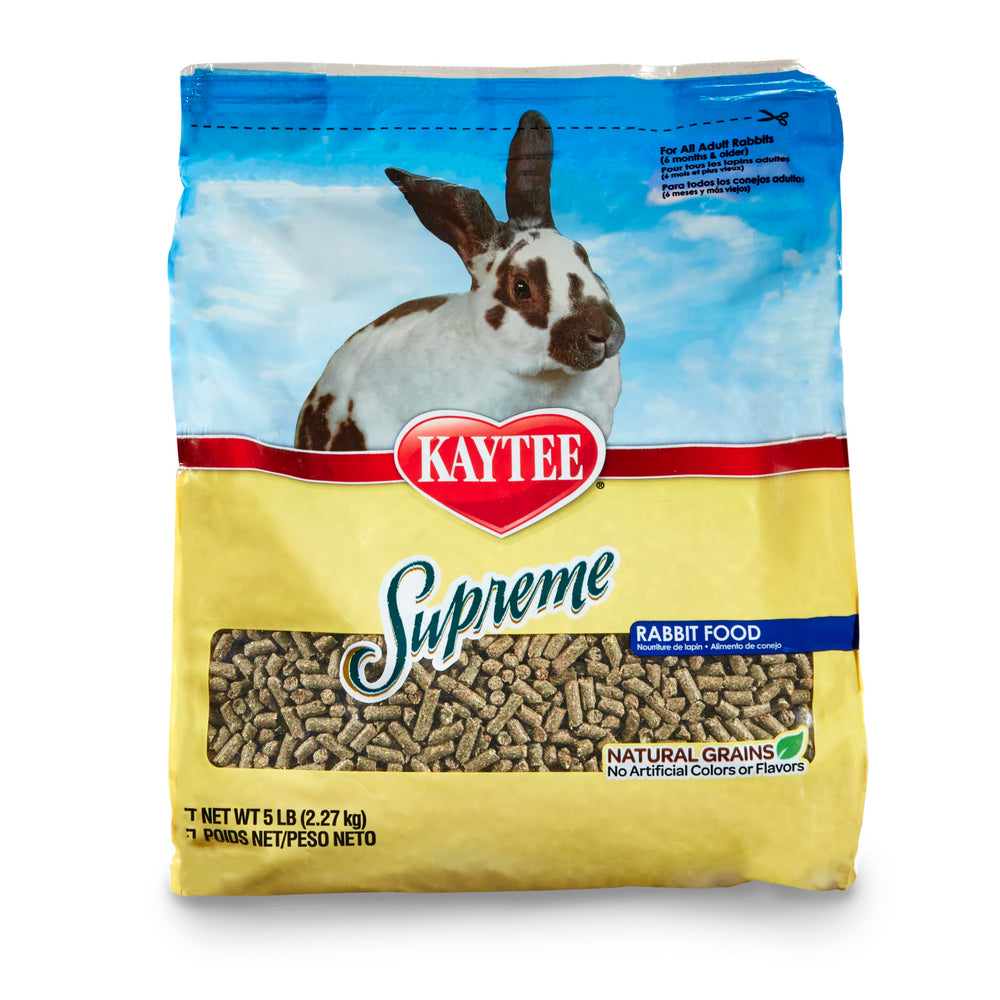 Kaytee Supreme contiene ingredientes naturales de granos y semillas para una dieta sabrosa.