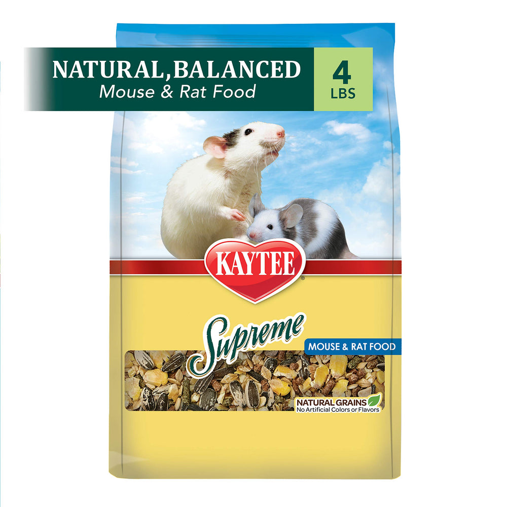 Kaytee Supreme mezcla natural de semillas y granos para una dieta variada y atractiva.
