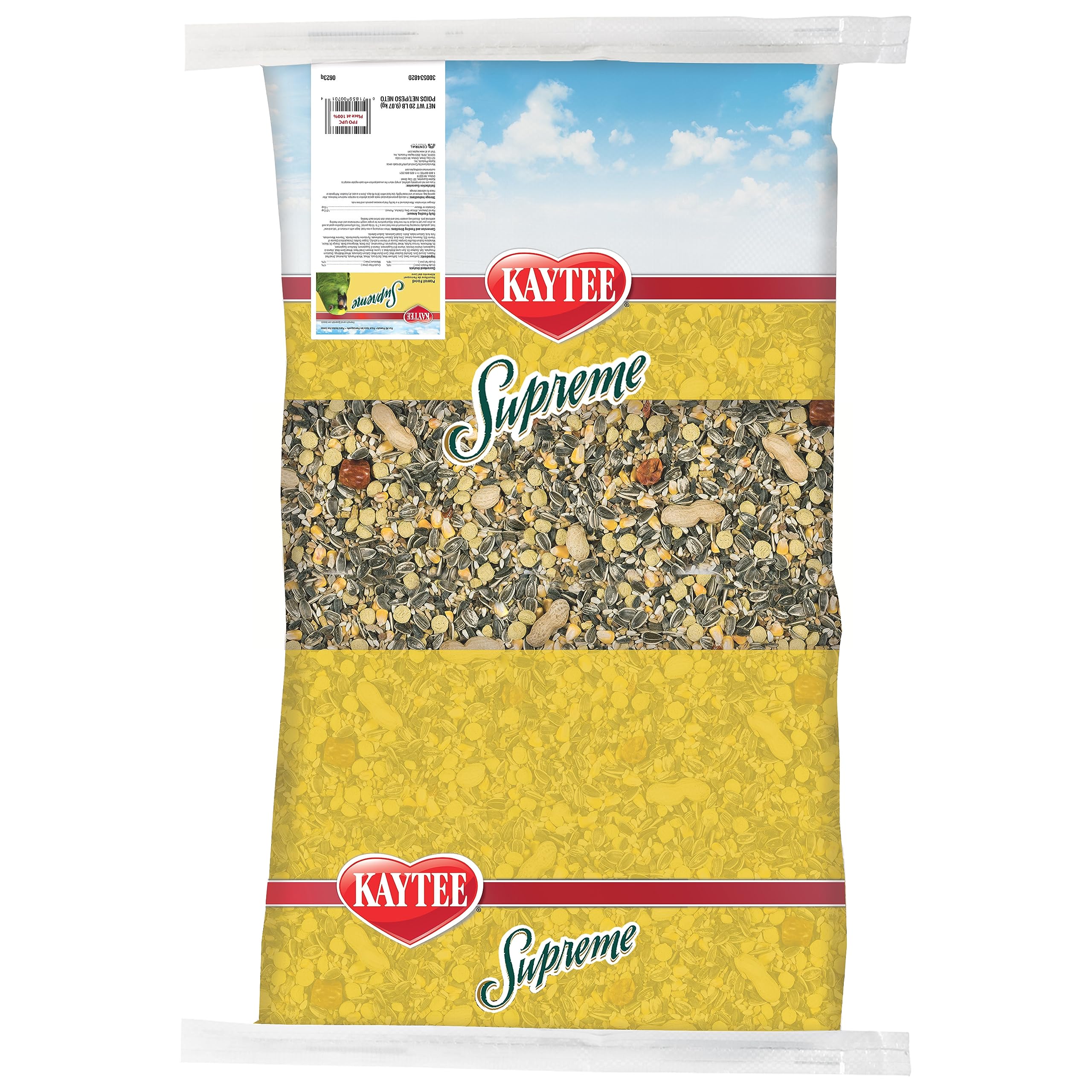 Kaytee Supreme uso diario para loros activos