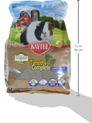 Pellets Kaytee Timothy Complete con heno de Timothy, base de fibra para cobaya activa.