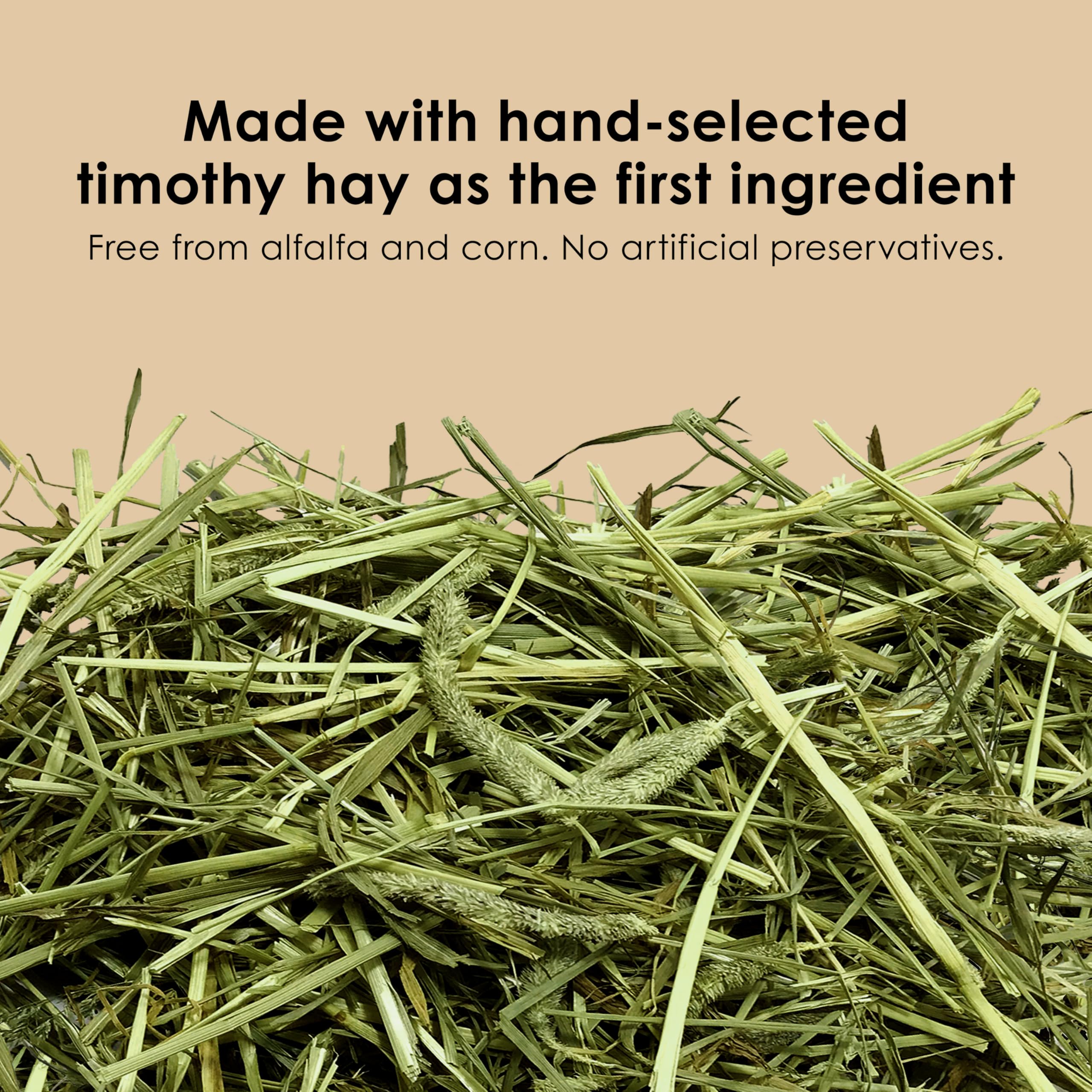Heno de Timoteo de Kaytee, ingrediente principal para una dieta balanceada.