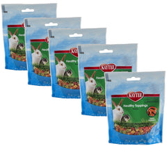 Kaytee Healthy Toppings Papaya: snack saludable en porciones pequeñas para mascotas.