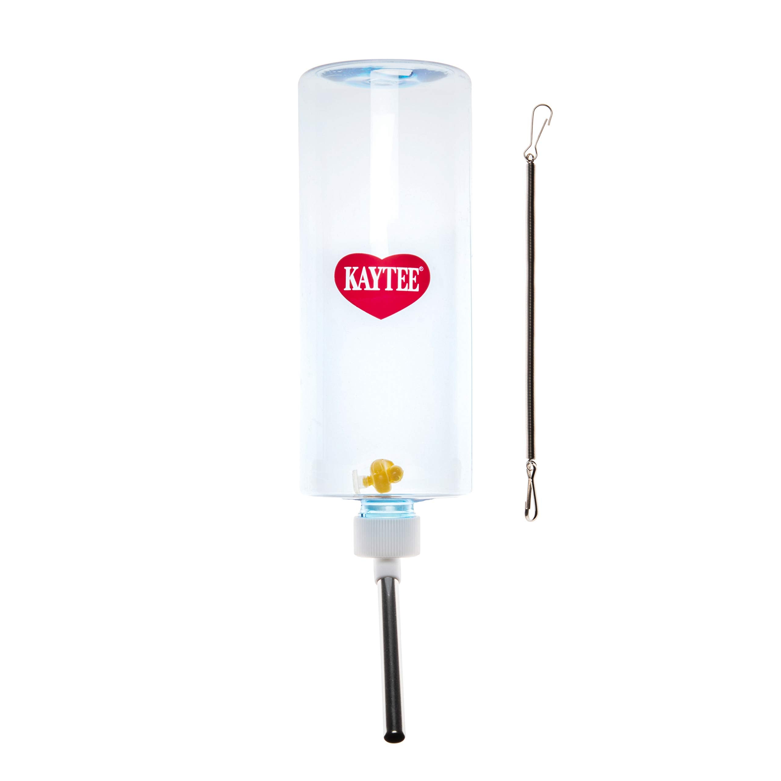 Kaytee tubo de beber a prueba de goteo para evitar derrames.