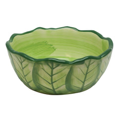 Kaytee Vege-T-Bowl con diseño de repollo para comida o agua.