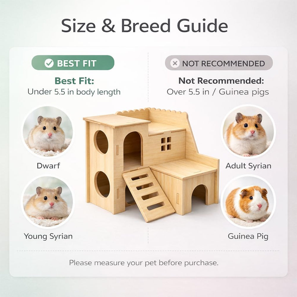 El hogar seguro de kcrygogo para hamster aporta sensación de refugio estable.