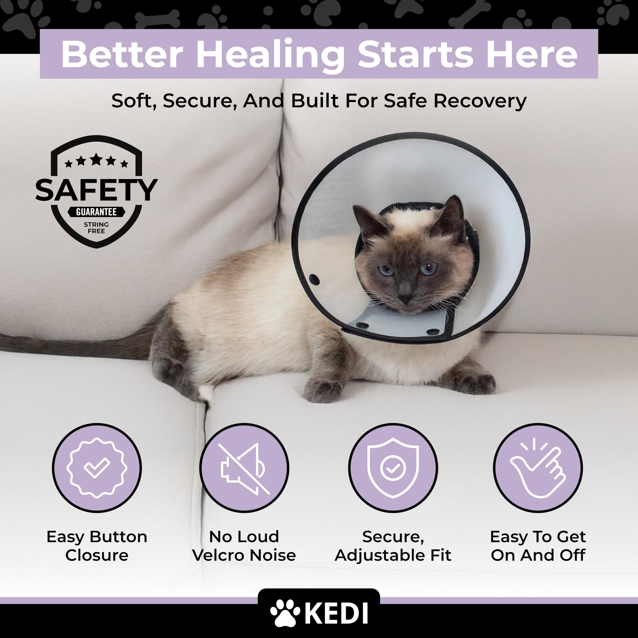 Kedi Cats Solutions tacto hipoalergenico para piel sensible del gato
