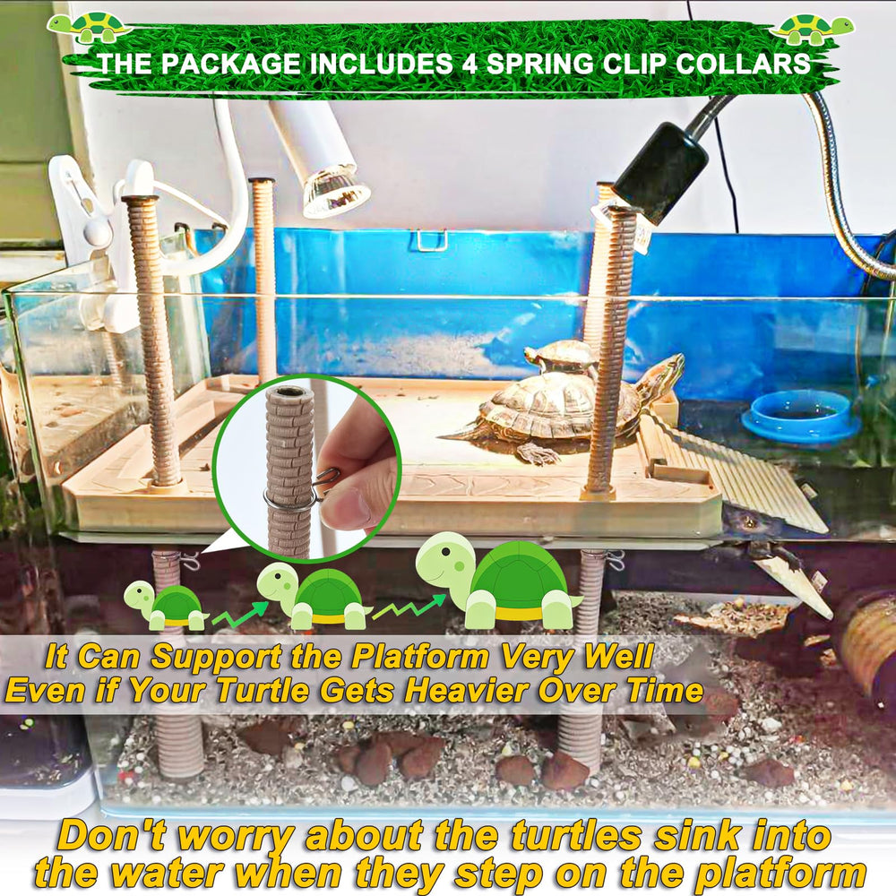 Keedolla muelle flotante para reptiles, mantiene al animal fuera del agua