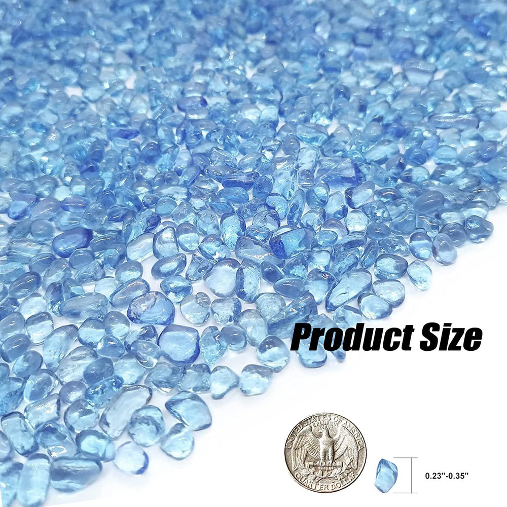 Keedolla piedras de vidrio lisas de 6-9 mm, ideales para tanques