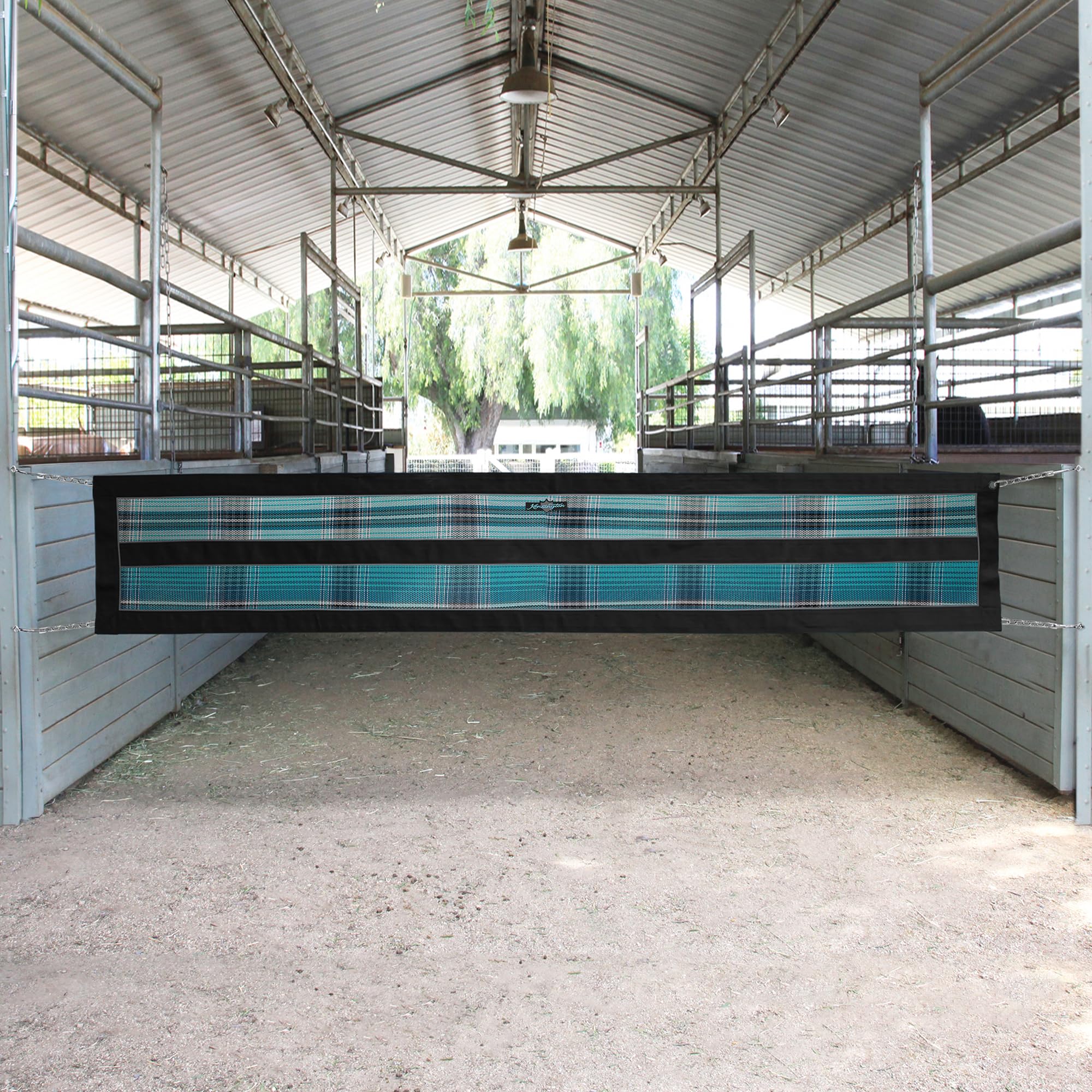 Kensington Aisle Guard con nylon de 3 pulgadas resiste desgaste.