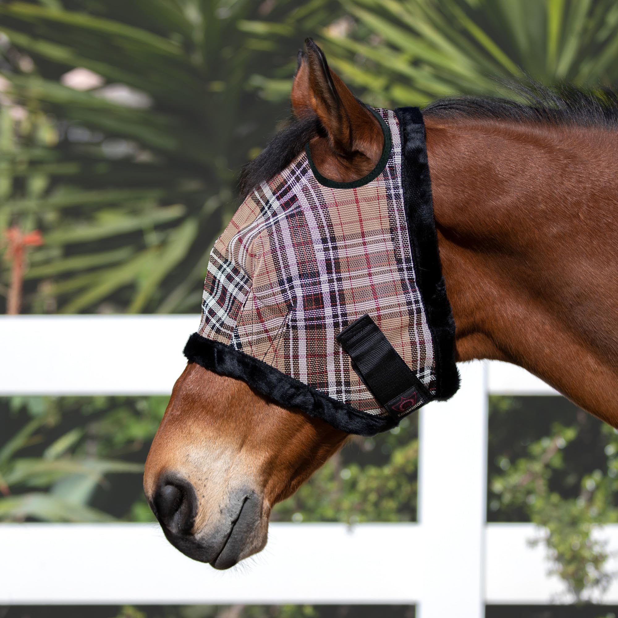 Kensington UV Fly Mask con doble hueco de orejas para ajuste estable