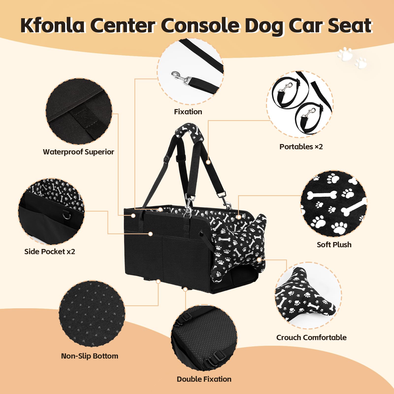 Kfonla: funda impermeable de fácil limpieza para uso diario.
