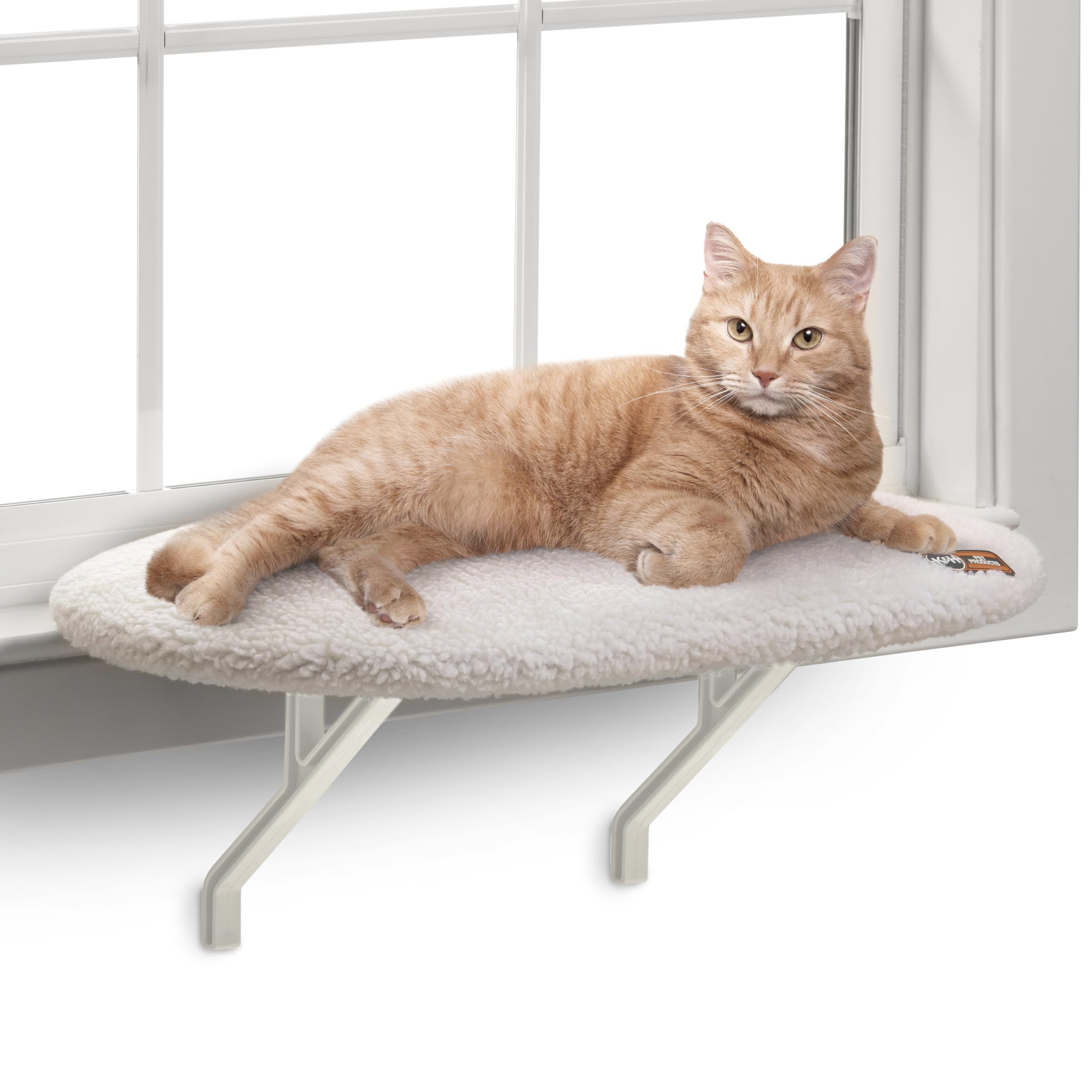 K&H Kitty Sill, cama de ventana suave para gatos, ideal para observar el exterior.