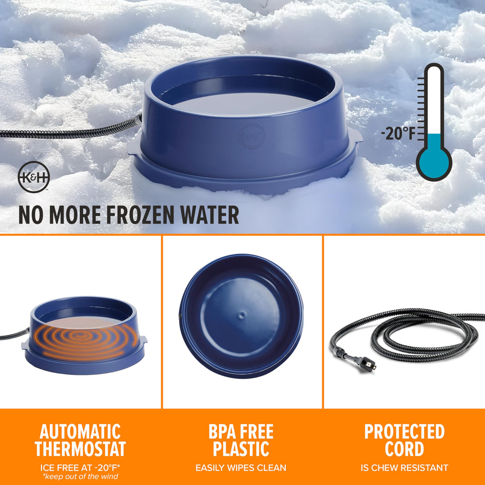 K&H Thermal-Bowl, cable protegido y recubrimiento anti-desgaste para exterior.