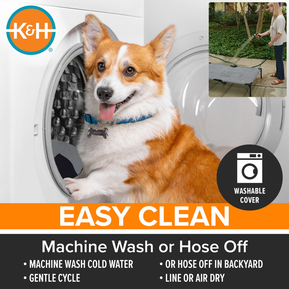 K&H Pet Products cama elevadora portátil para camping y viajes.