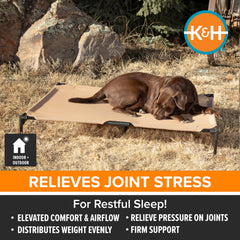 K&H Pet Products Cama con Marco de Metal Fuerte para durabilidad