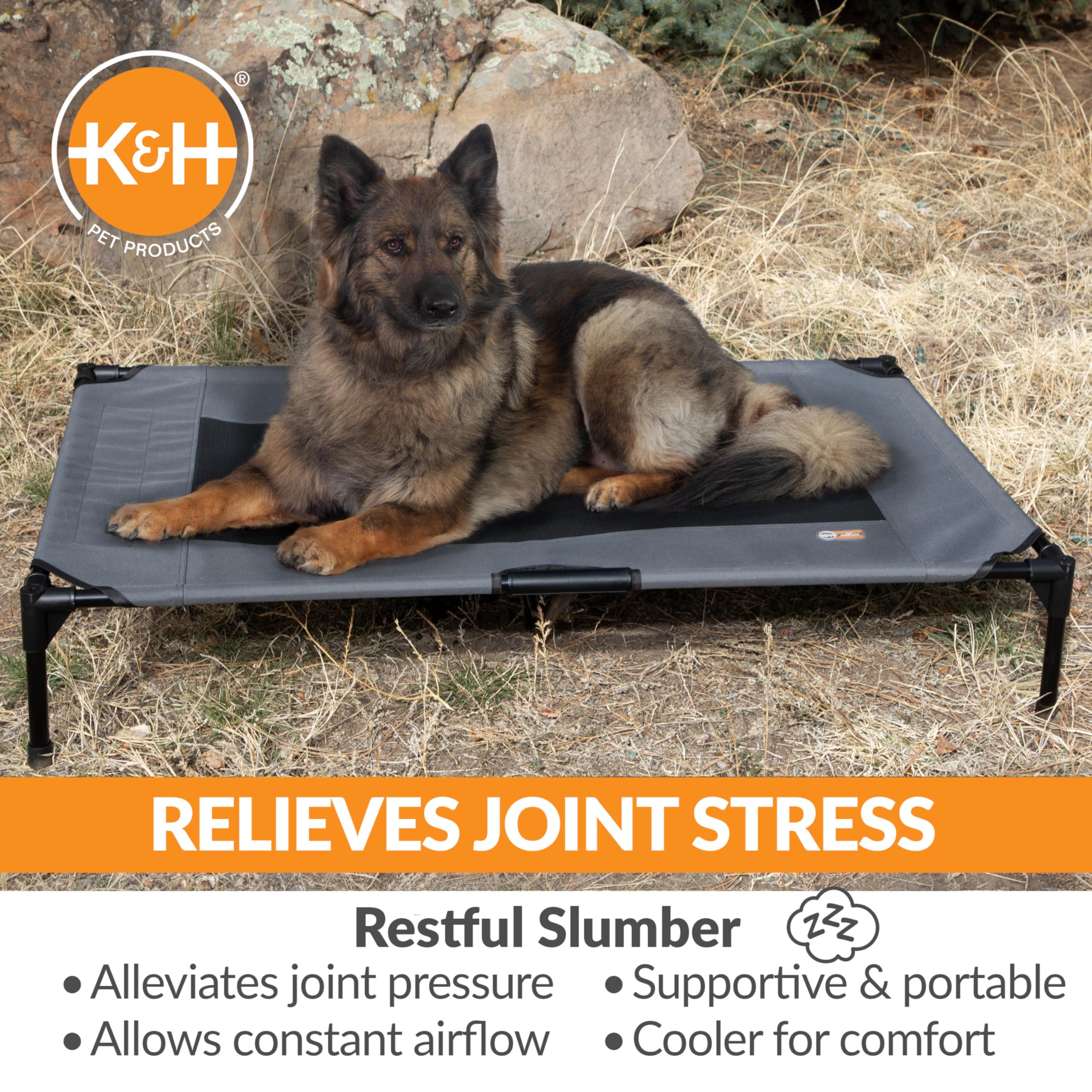 K&H Pet Products Capa removible y lavable para limpieza rápida.