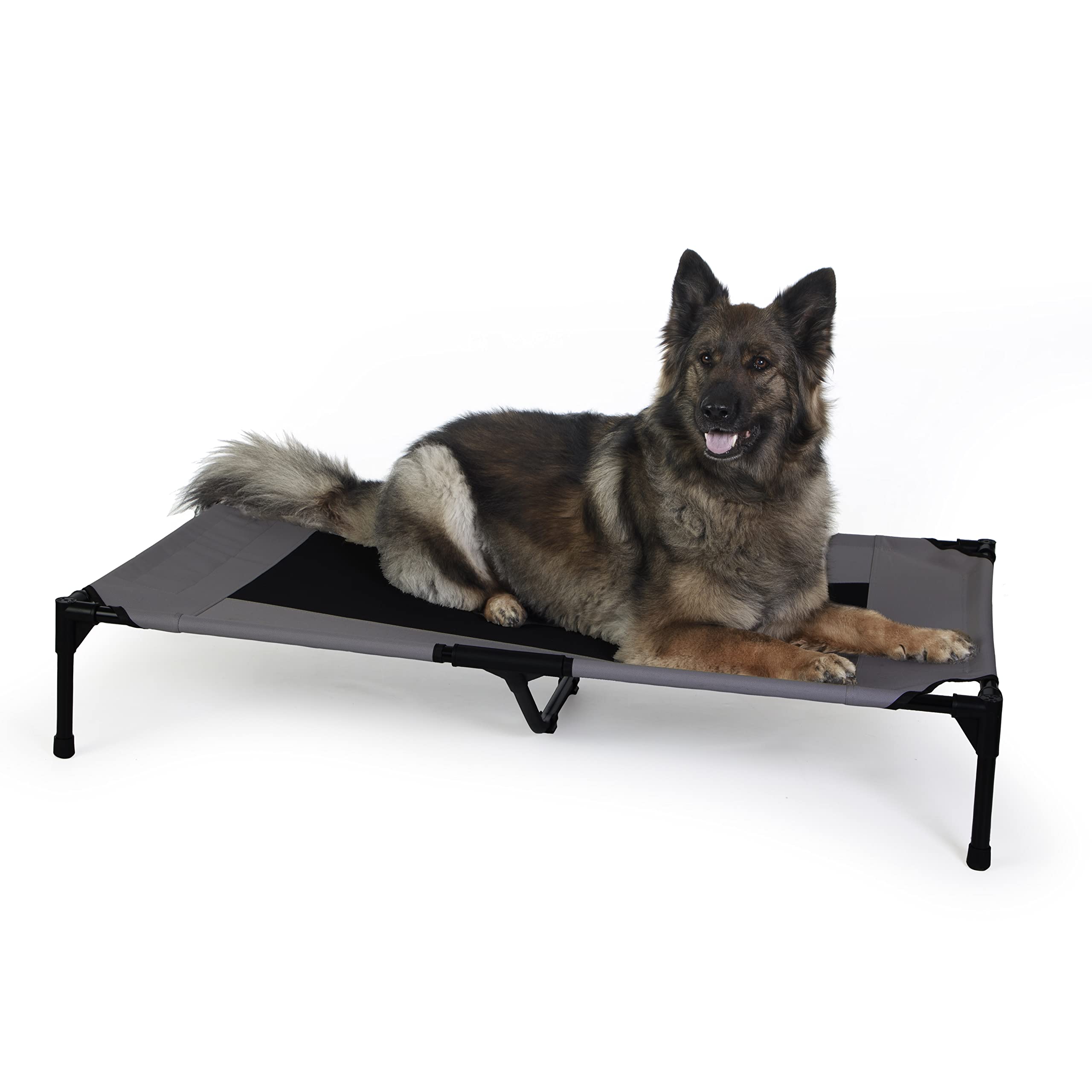 K&H Pet Products Cama cota elevada exterior con malla transpirable para enfriar al perro.