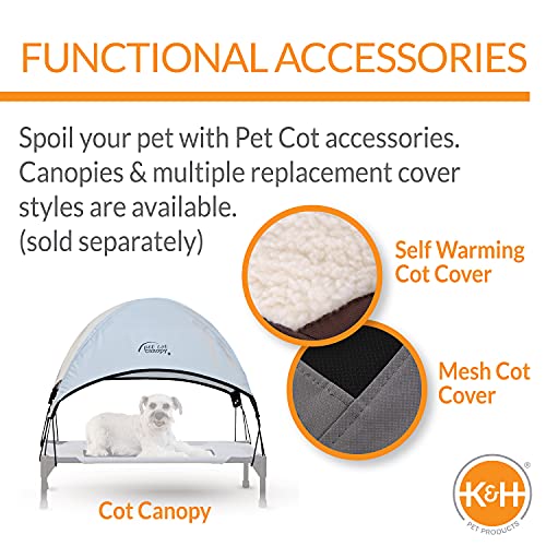 K&H Pet Products Tamaño grande 30 x 42 x 7 pulgadas para razas grandes.