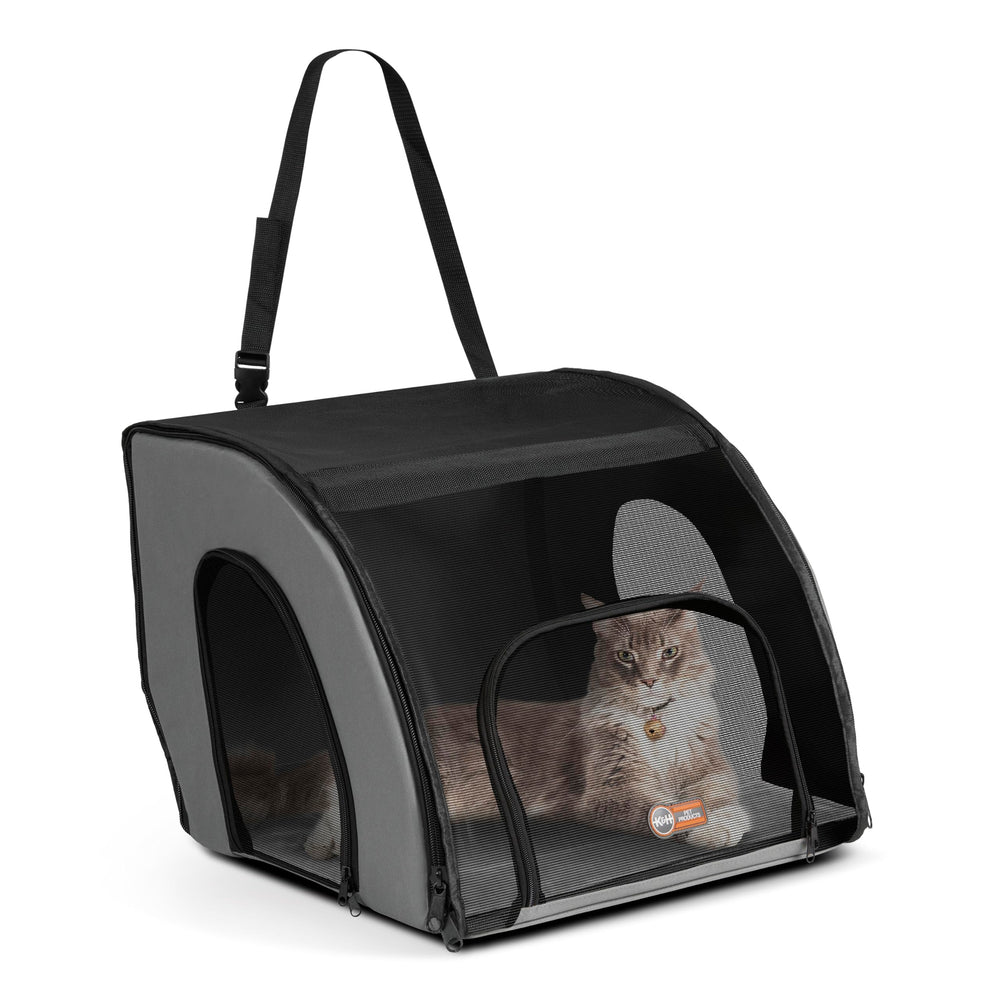 K&H Pet Products: tamaño pequeño 17x16x15, ideal para mascotas hasta 10 libras.