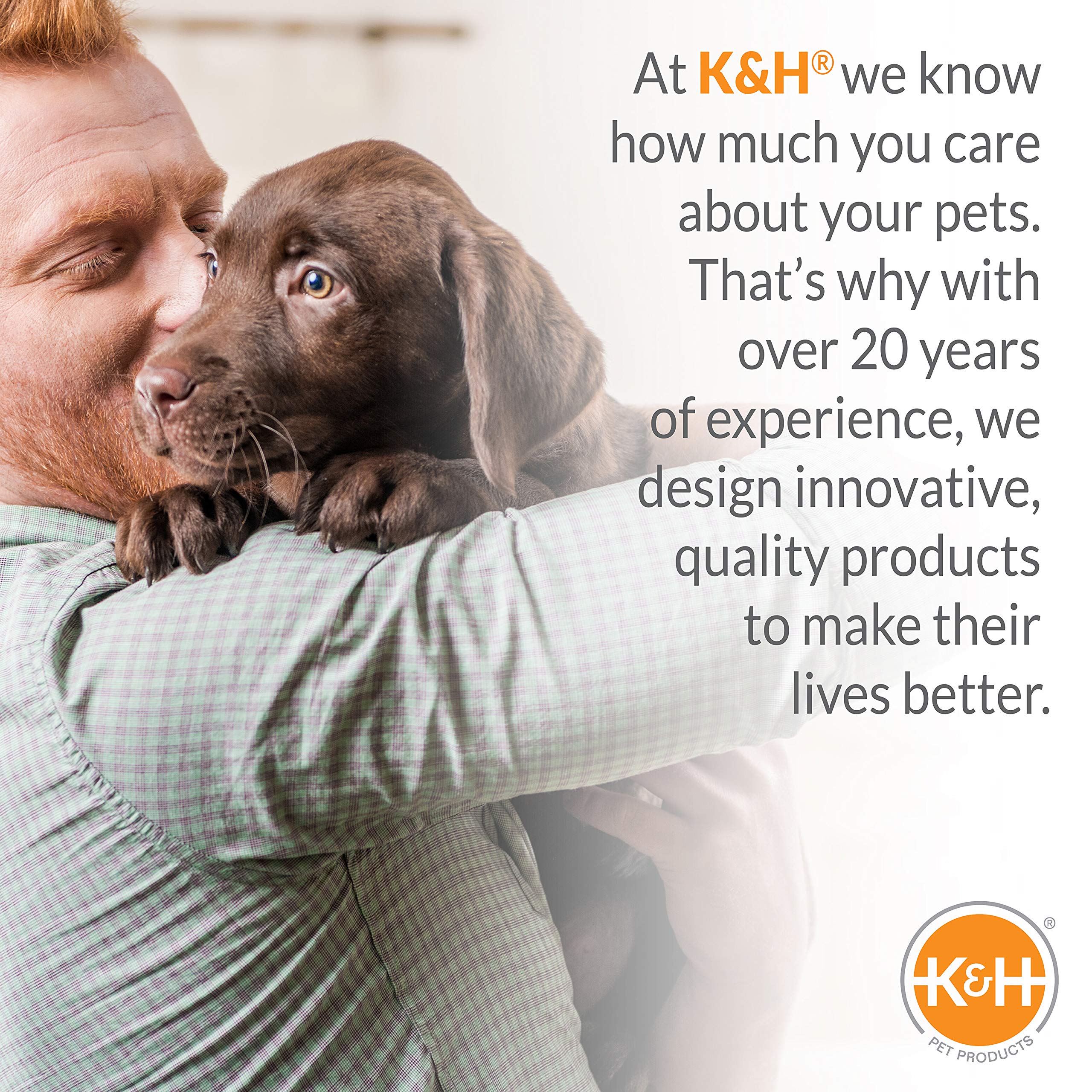 K&H: talla grande, apta para perros y gatos.
