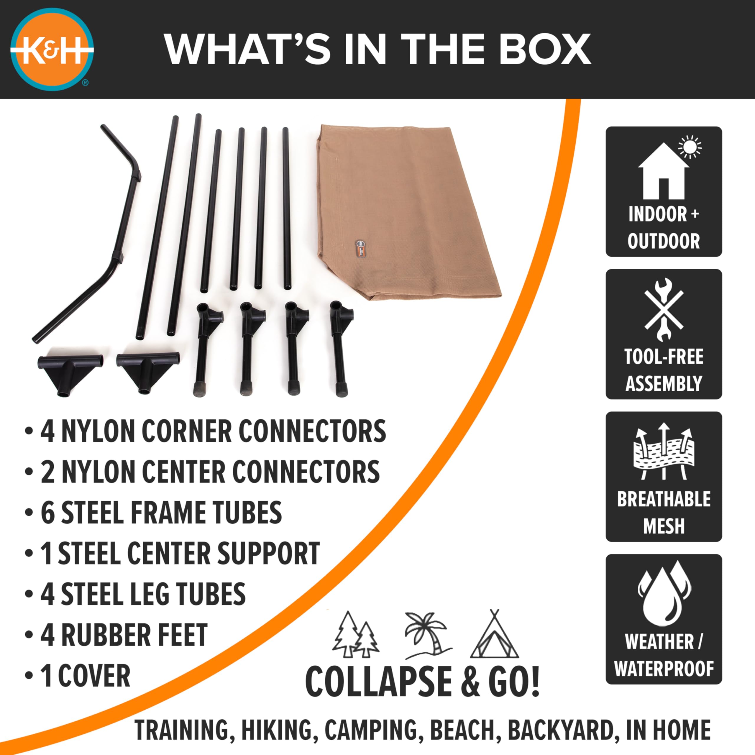 K&H Pet Products tamaño extra grande ideal para perros grandes