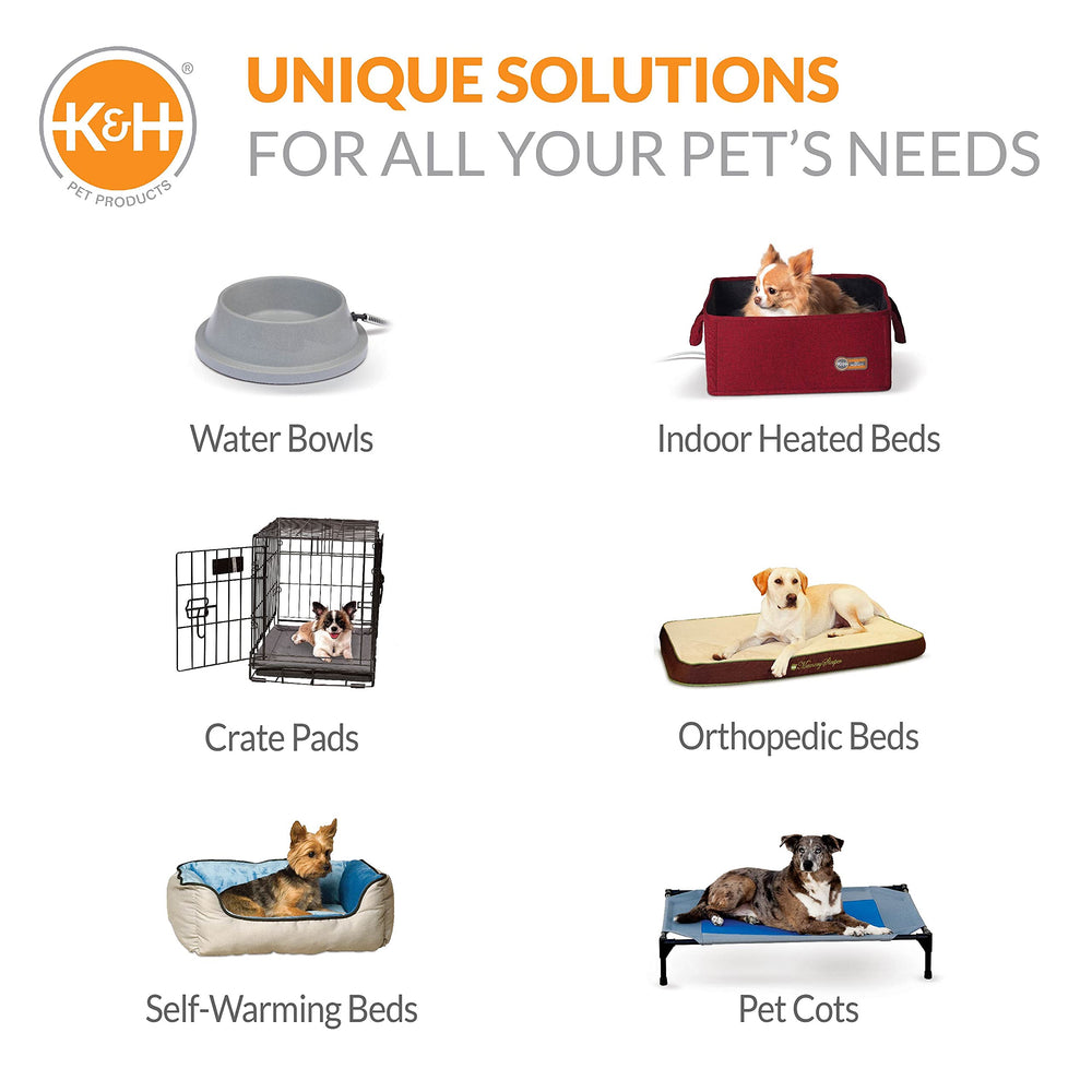 K&H Pet Products perfecta para camping y viajes.