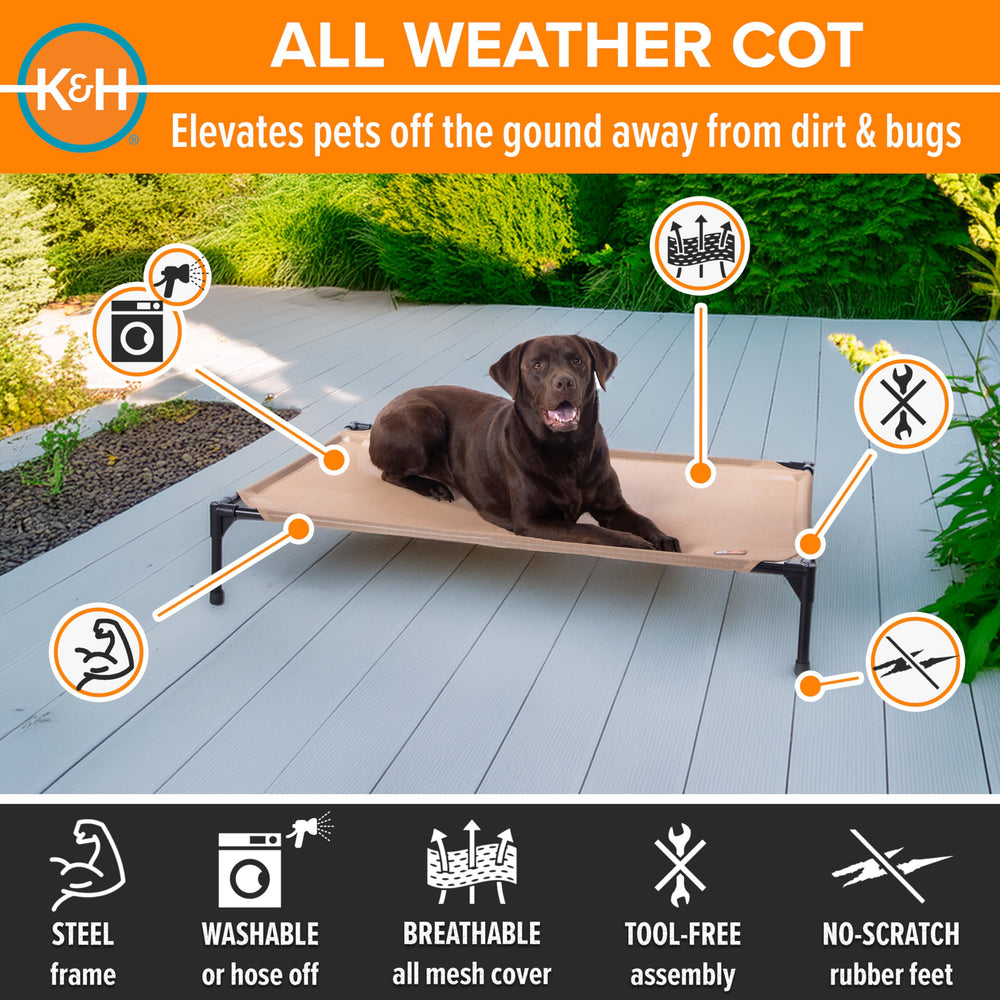 K&H Pet Products funda de malla impermeable para uso interior y exterior.