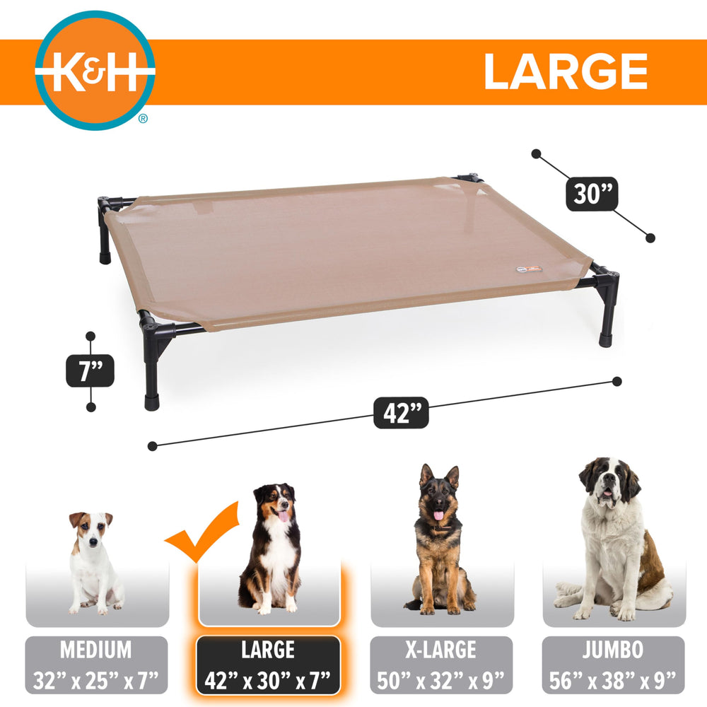 K&H Pet Products funda desmontable y lavable para limpieza fácil.