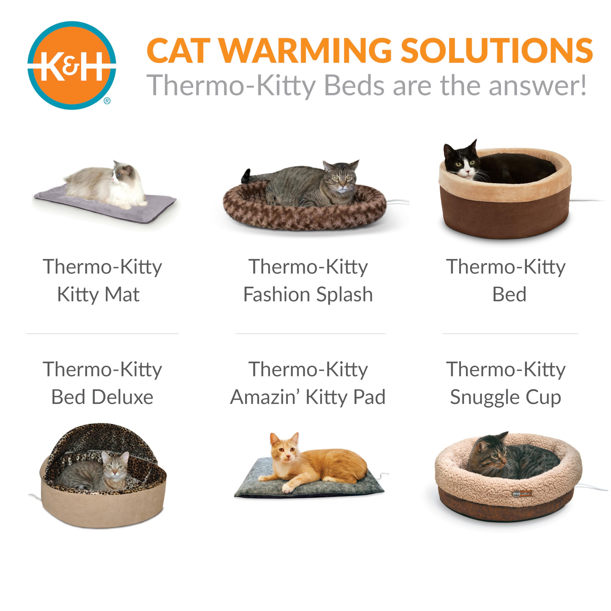 K&H Thermo-Pet Cave dimensiones 17x15x13 pulgadas en gris.