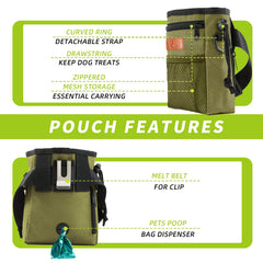 KHPR dispensador de bolsas para perro, práctico para recoger desechos.