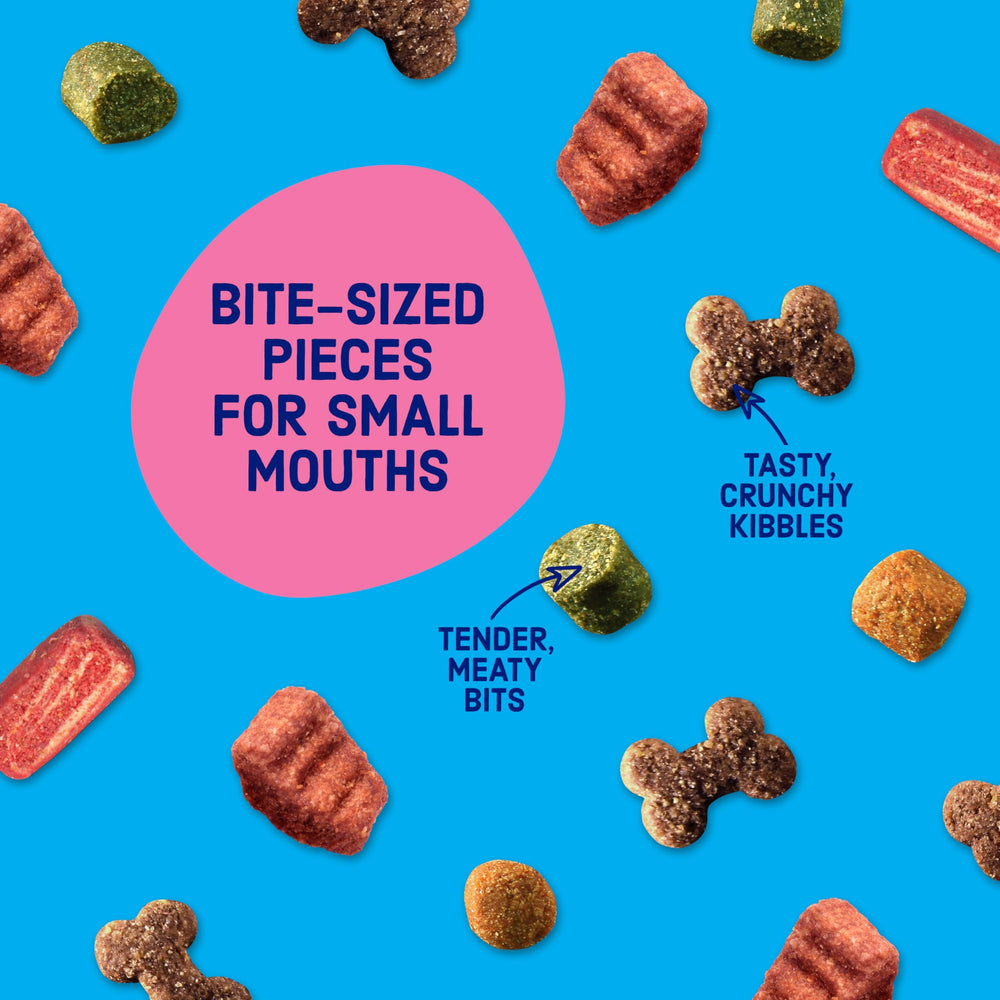 Kibbles 'n Bits Mini Bits: porciones diarias fáciles de servir.