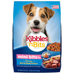 Kibbles 'n Bits Mini Bits sabor ternera para razas pequeñas