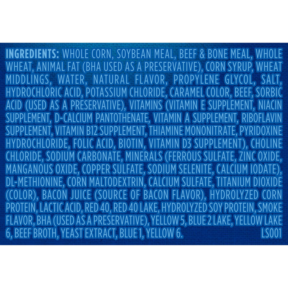 Kibbles 'n Bits real-meat ingredients close-up