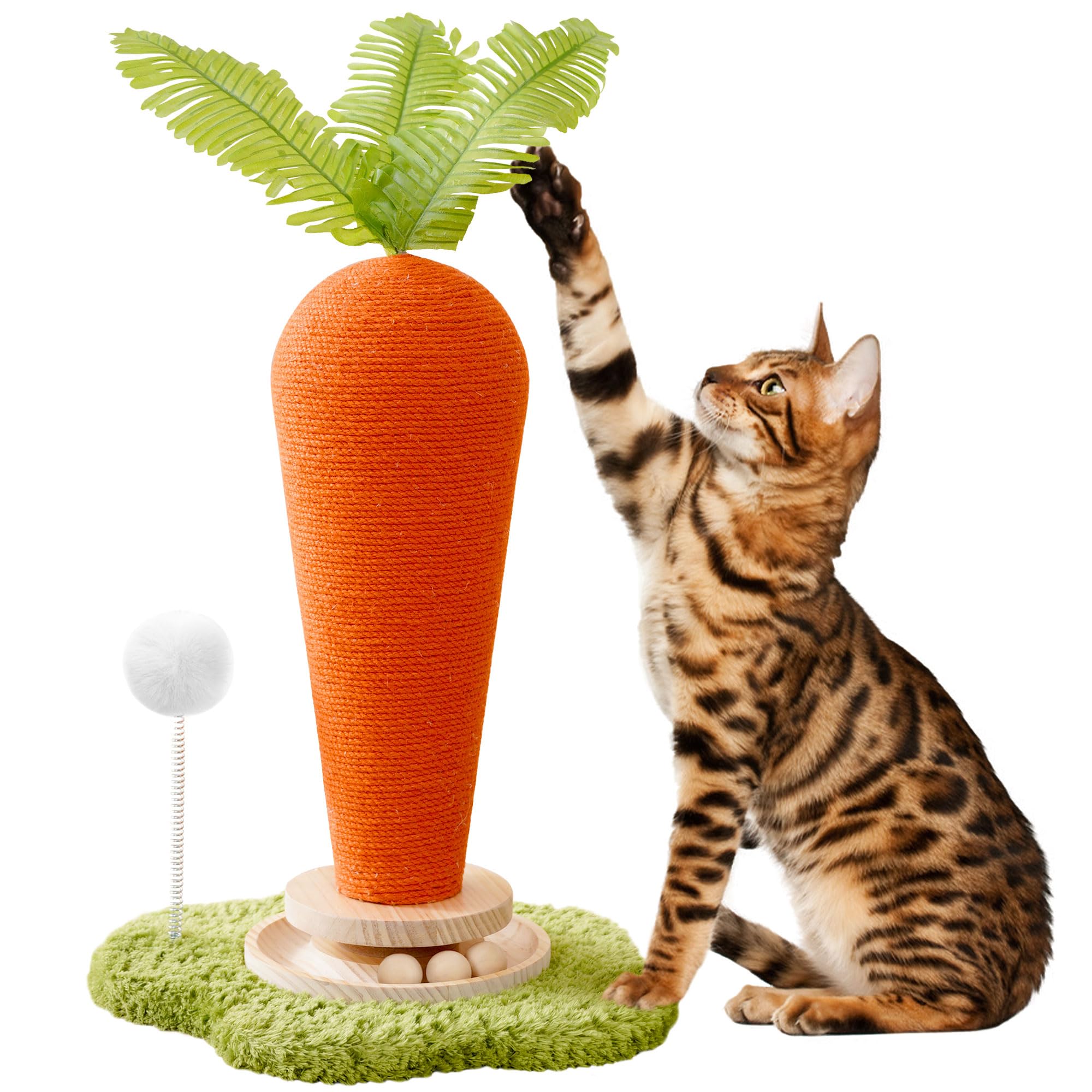 Kicari perfecto para gatos de interiores que buscan ejercicio.