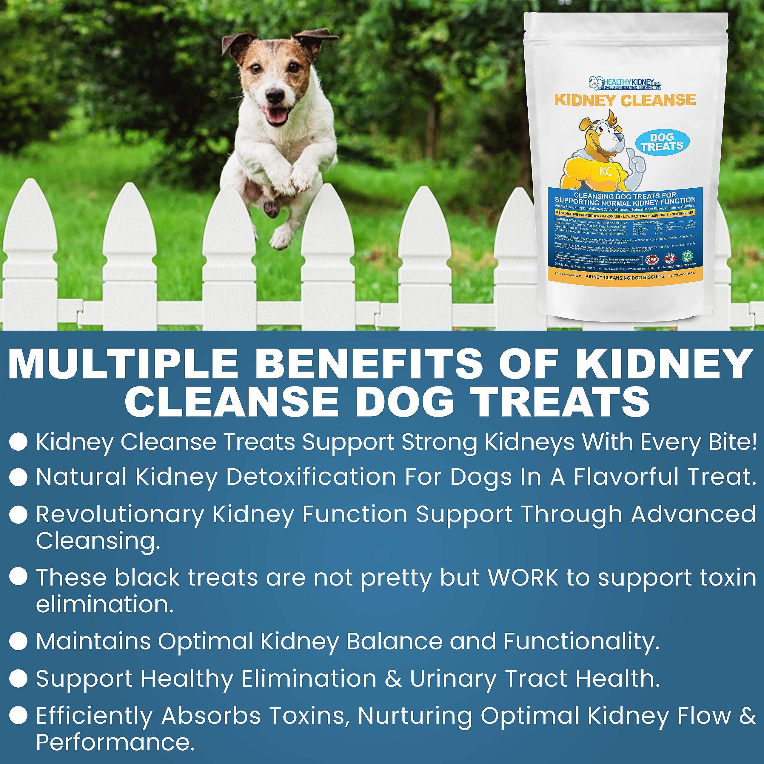 Kidney Restore carbón activado para la eliminación suave de toxinas.