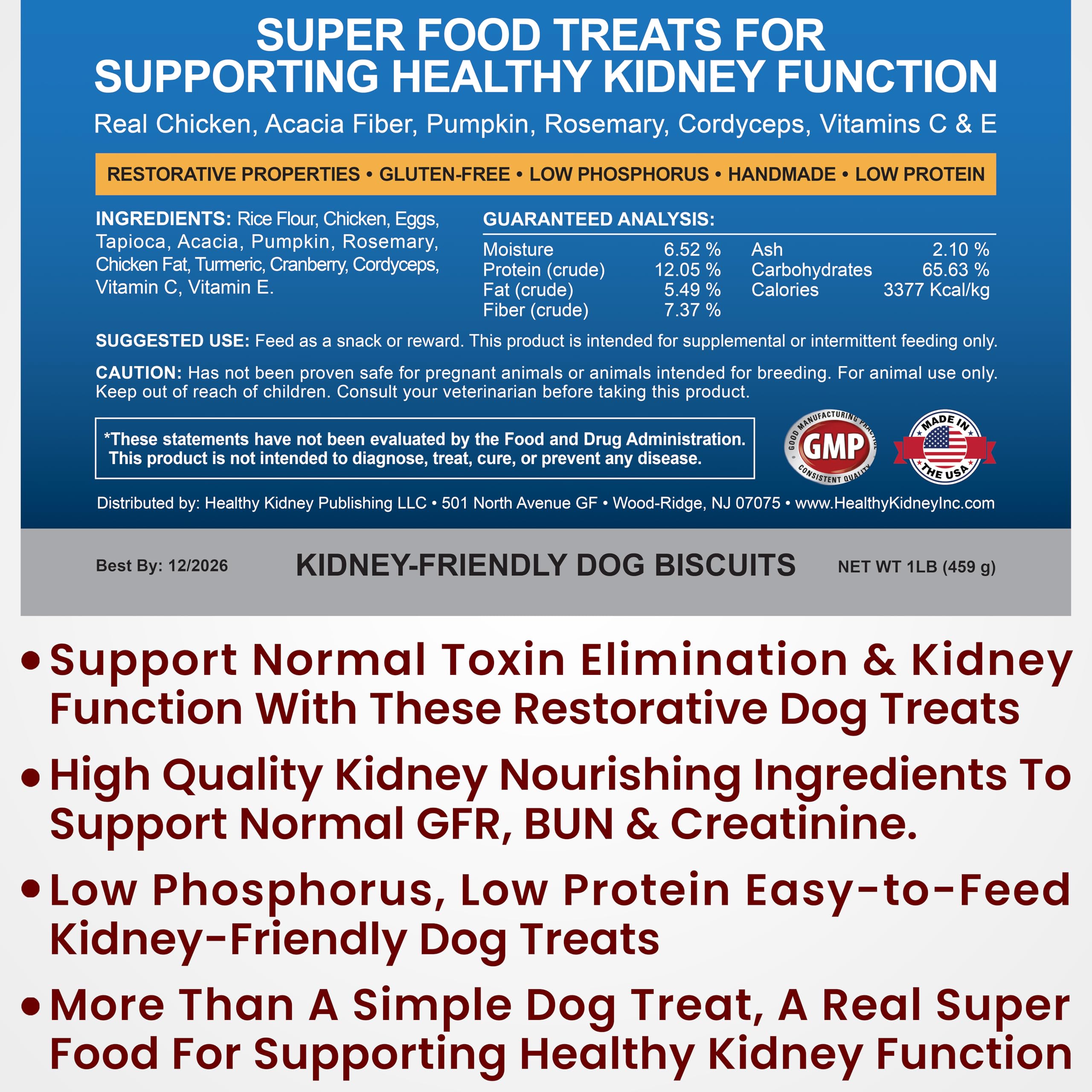 Kidney Restore ingredientes naturales curcuma para perro, favorece salud renal.