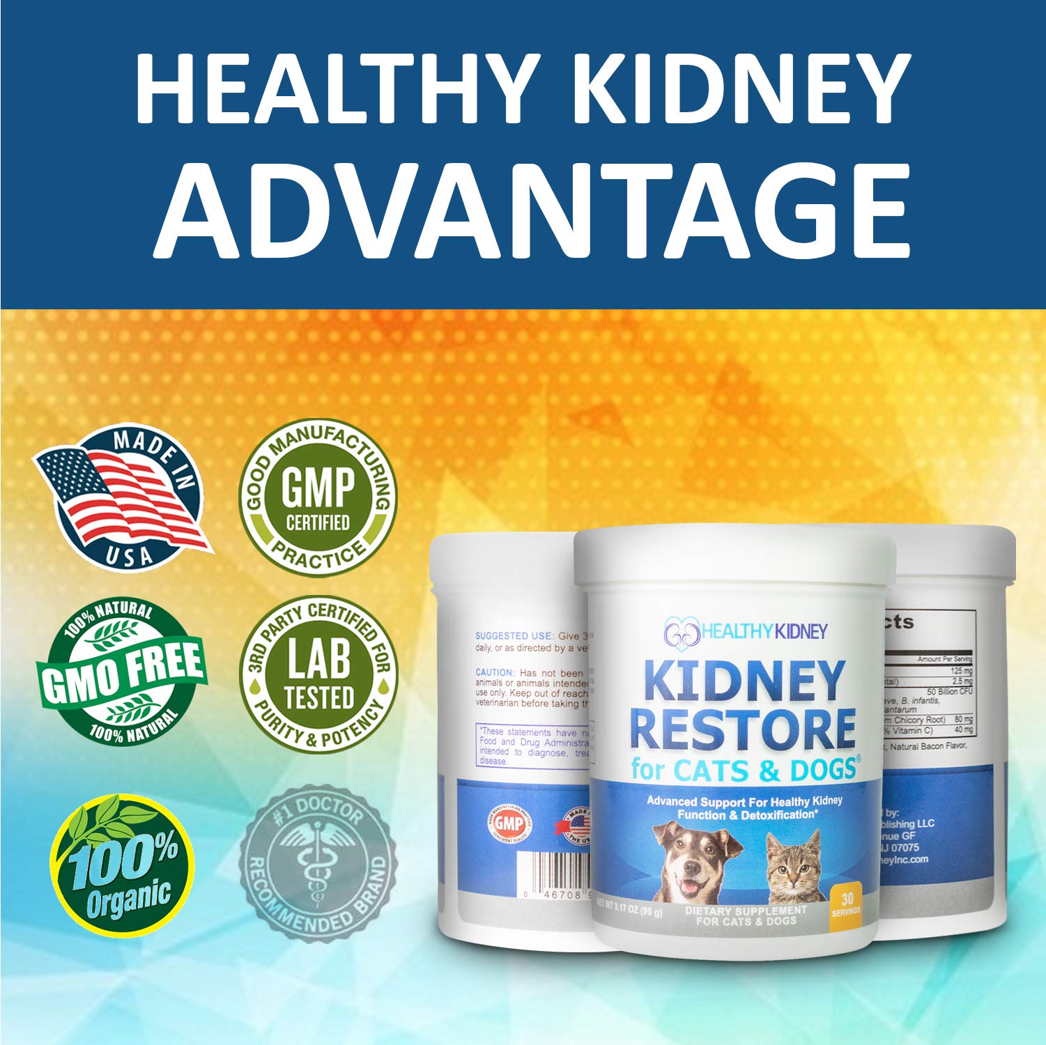 Kidney Restore: pelaje brillante como señal de cuidado renal suave