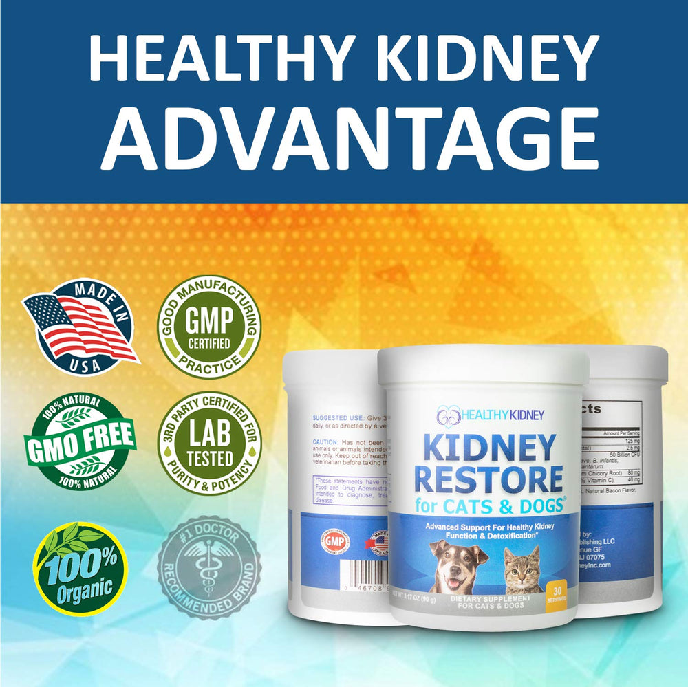 Kidney Restore: pelaje brillante como señal de cuidado renal suave