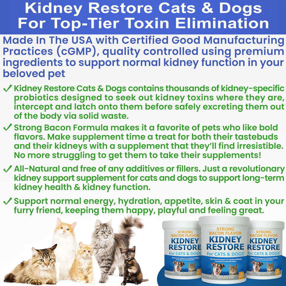 Kidney Restore: polvo-mezcla, textura suave y facilidad de mezclar con la comida diaria