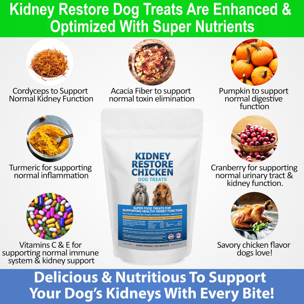 Kidney Restore tratamiento rinon para perro con pollo, apoya funciones renales.