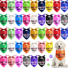 Bandanas Kigeli para mascotas, conjunto de 40 piezas en colores variados para uso diario.