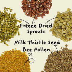KikiBirds Brotes Liofilizados Nutrición para crecimiento