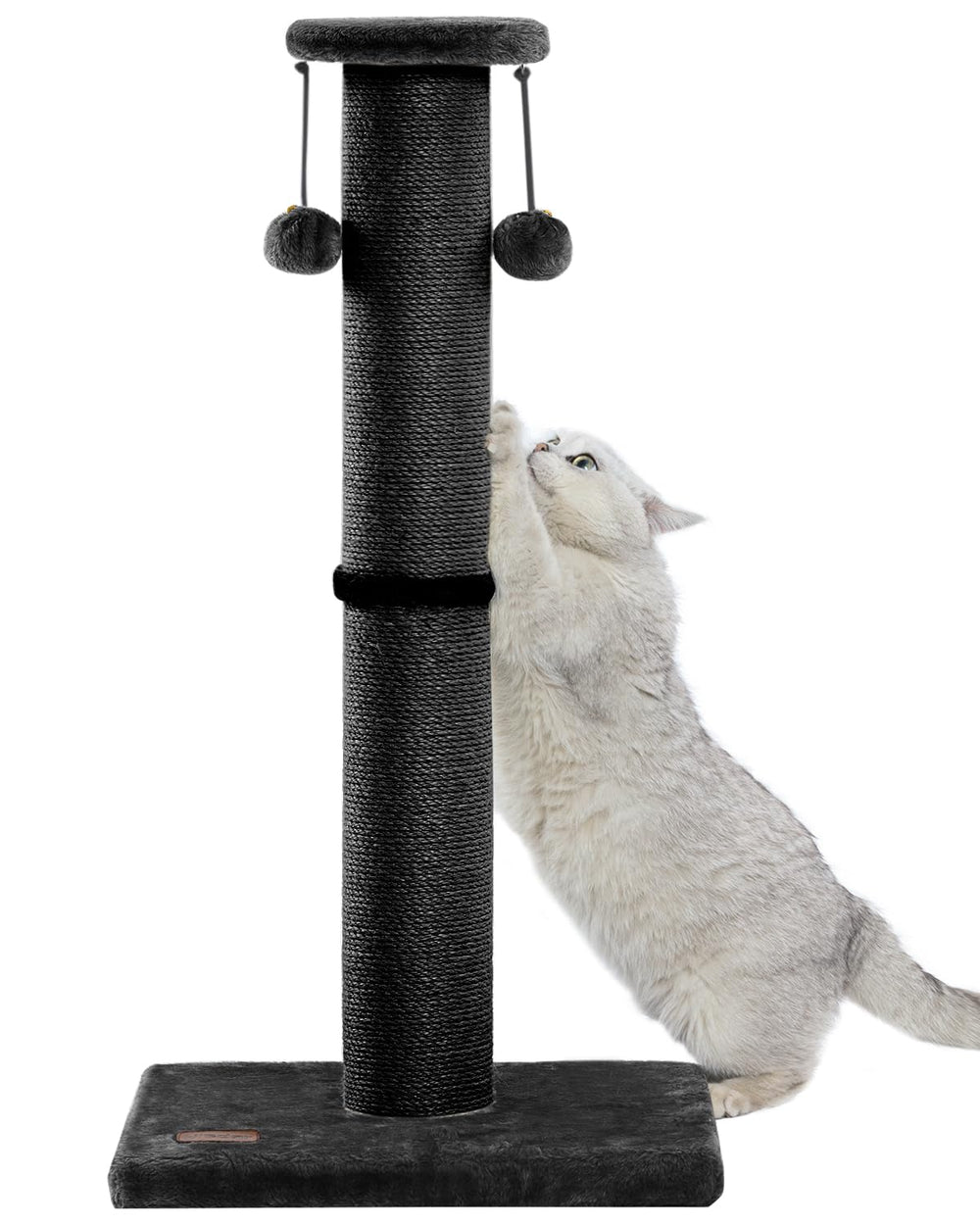 Kilodor poste-rascador-gato-34-pulgadas: altura óptima para estirarse y rascar sin esfuerzo.